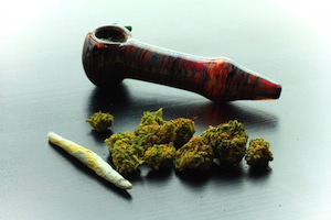 drug crime - Marijuana and Pipe